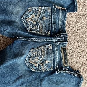 Womens rock revival boot cut jeans